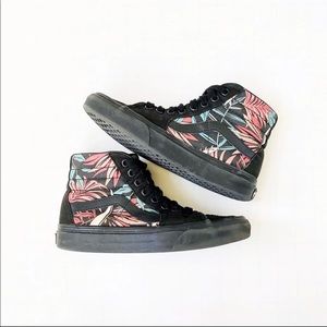 Vans Tropical Floral High Top Sneakers